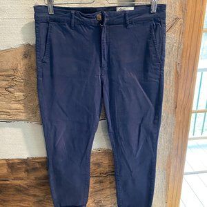 Cosmic Blue Love Cropped Pants Size 30